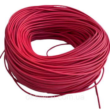 Провід силіконовий 14AWG червоний 2451084366 фото