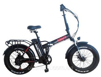 Електрофетбайк 20 ST Corso &laquo;KRAFT&raquo; сталь, дв 500W, акум 48V13Ah, (к-т SHIMANO) чорно-червоний 2579920475 фото