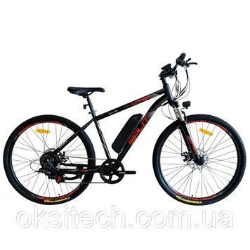 Електровелосипед 29 ST Corso &laquo;SPLIT&raquo; сталь 19, двигун 350W, акумулятор 36V13Ah (к-т SHIMANO) чорно-червоний 2582571838 фото