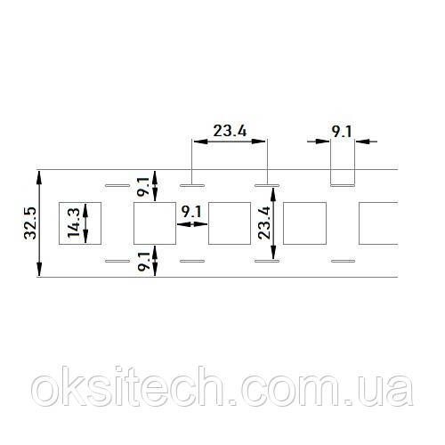 Нікелева стрічка 2P 21700, 0.2x23.4x32.5мм( холдерна ) 2491867995 фото