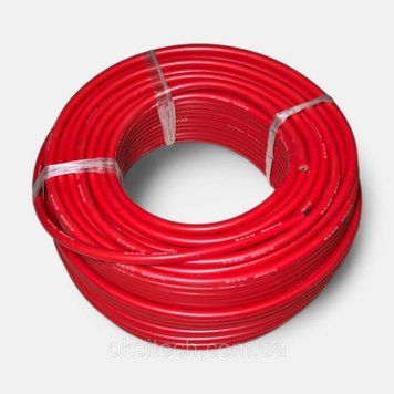 Провід силіконовий 6 AWG 16&nbsp;кв.м&nbsp;(3200х0,08) 1 м Червоний 2831293163 фото