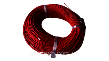 Провід силіконовий 18AWG червоний awg18r фото