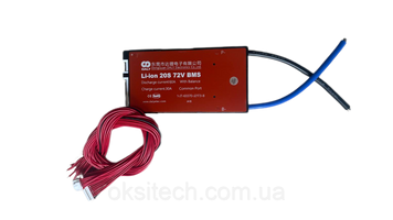 BMS контролер батареї 20S 72V 60A DALy Li-ion з симетричним балансуванням 2667946514 фото