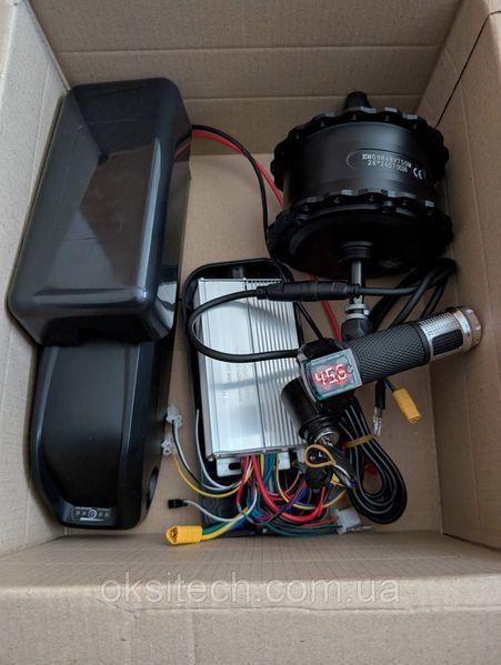 Велонабір фетбайк Мотор-колесо 750W акумулятор 48v15ah повний комплект 2552033704 фото